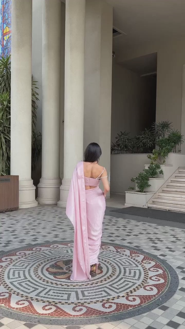 Pink Toast Sari